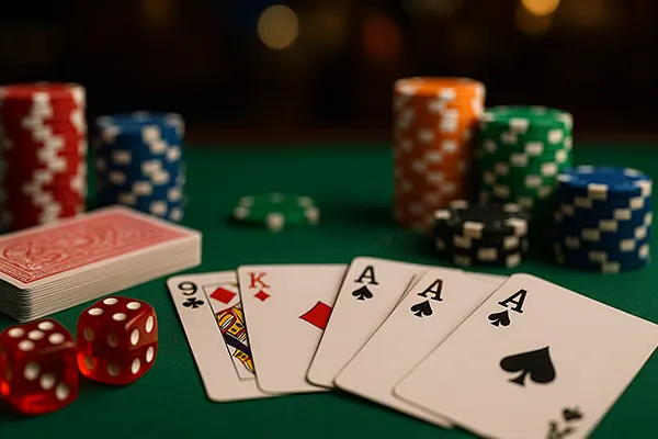 Blackjack dealer toezicht