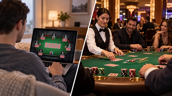 Live casino poker